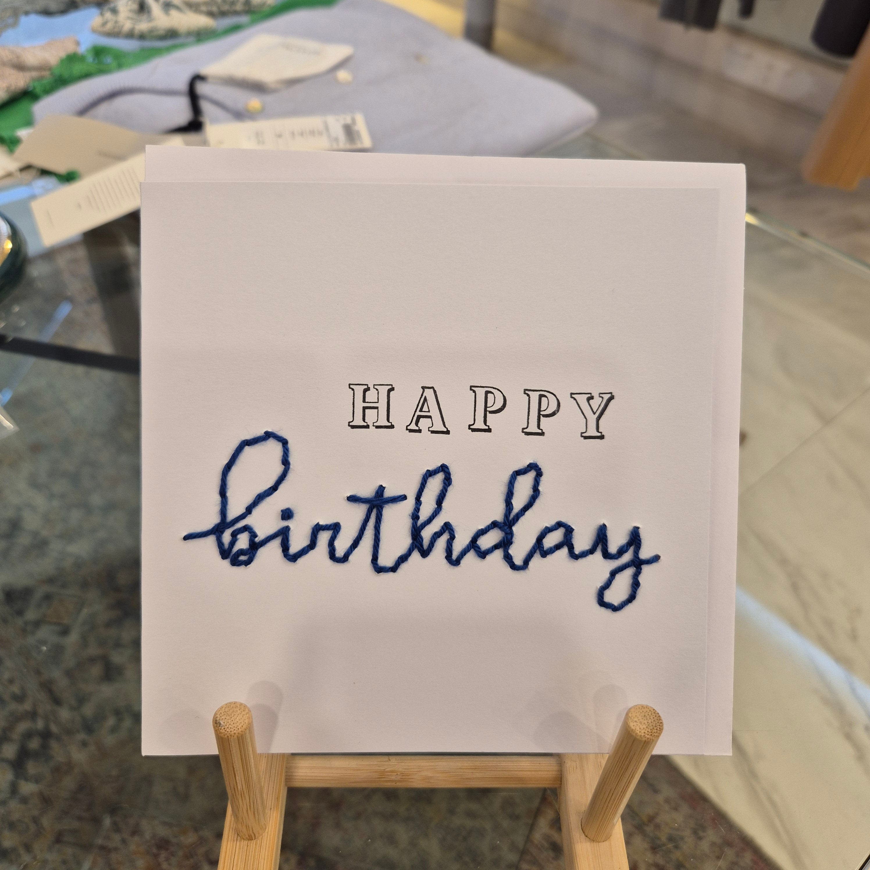 Handwritten Birthday Card