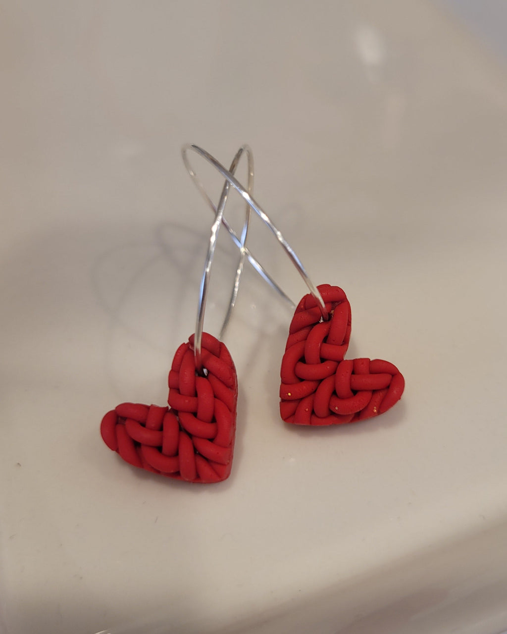 Heart Braid Dangles