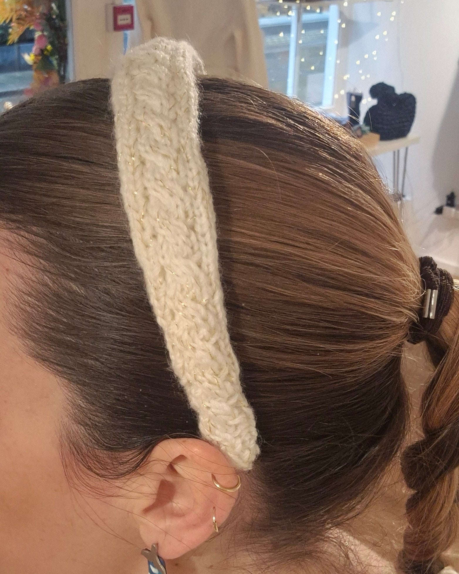 Winter Alice Bands with Cable Knit Pattern