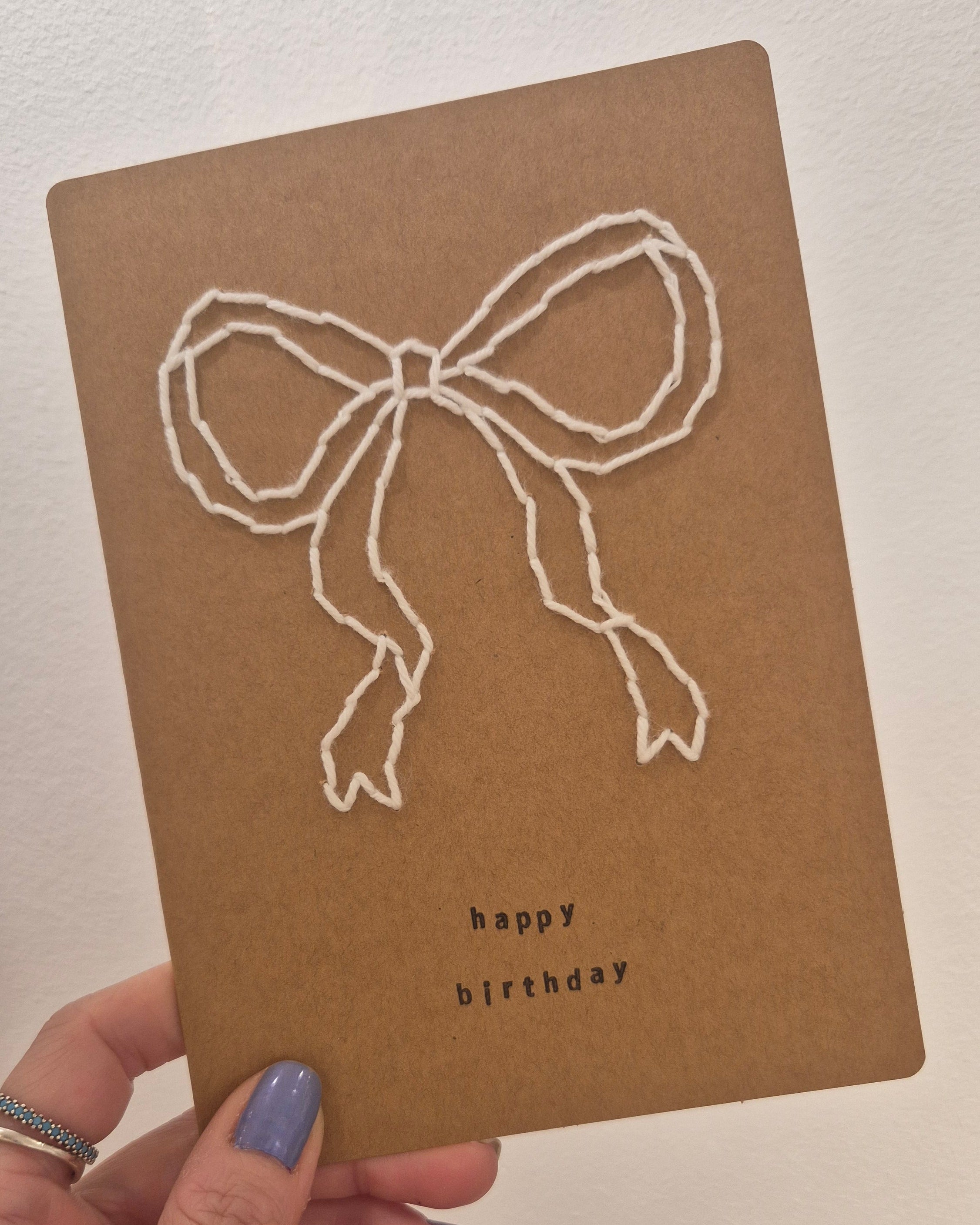Bow - Birthday Card