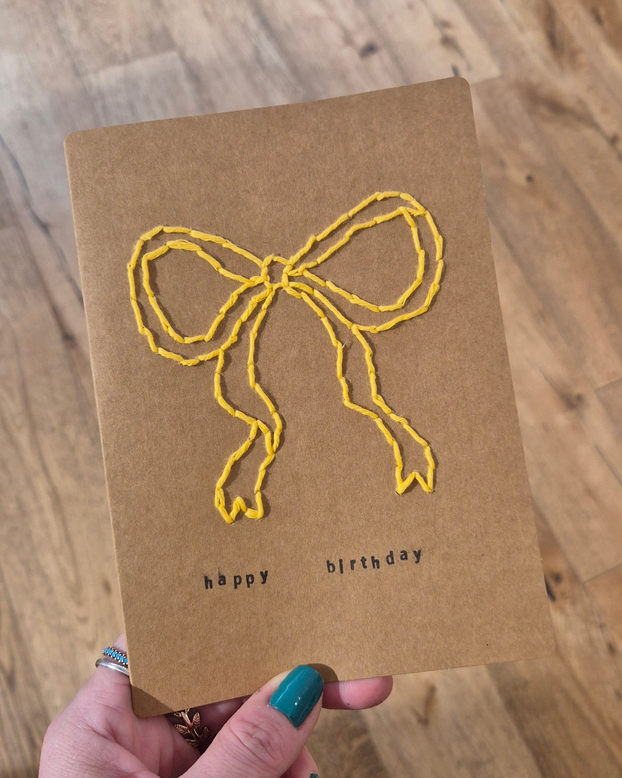 Bow - Birthday Card