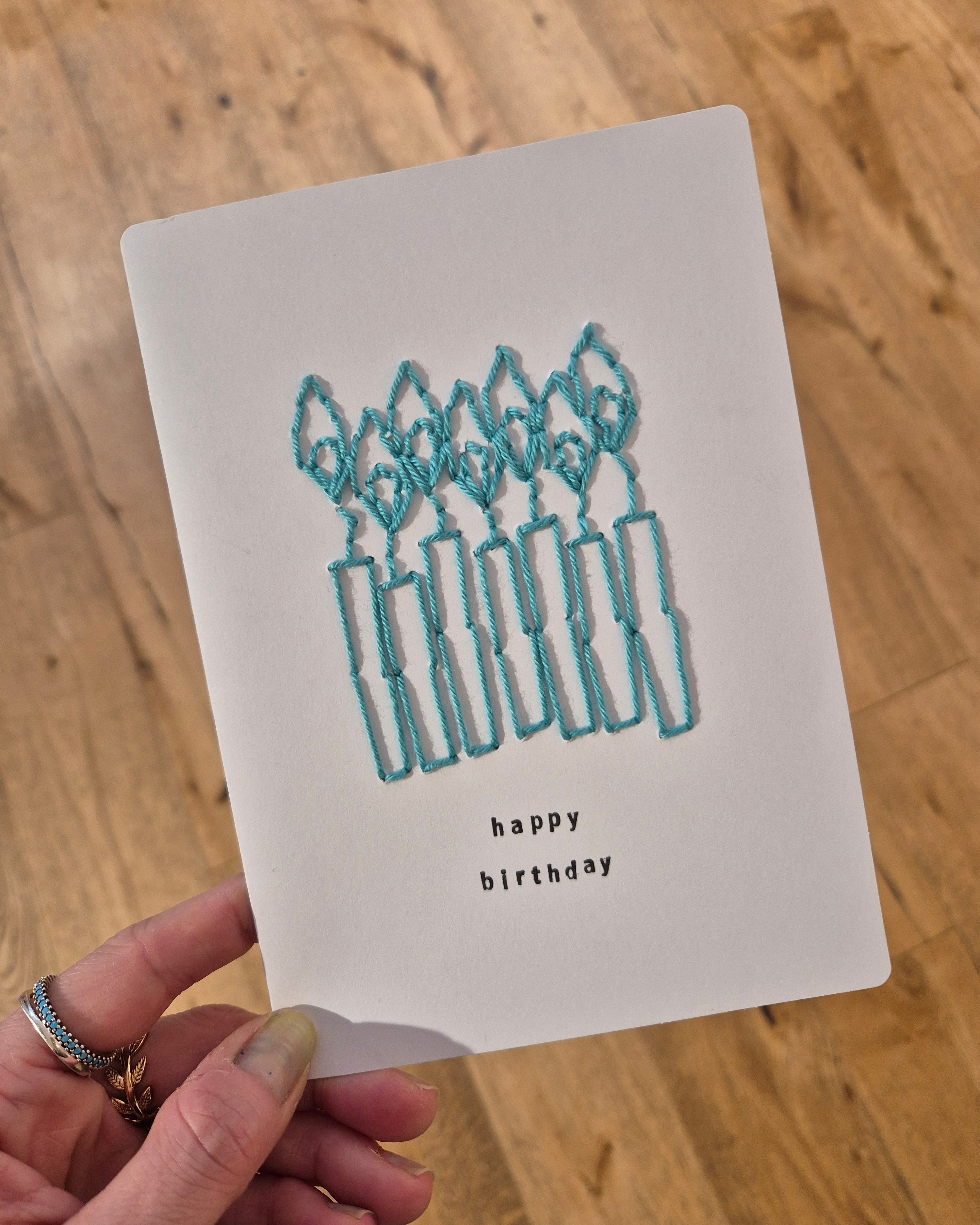 Candles - Birthday Card