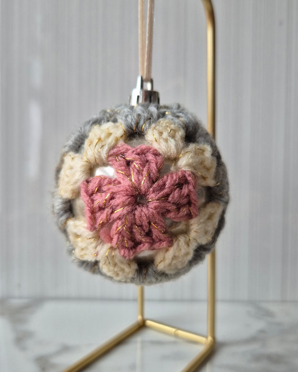 Christmas Tree Crochet Baubles -  Multi Colour