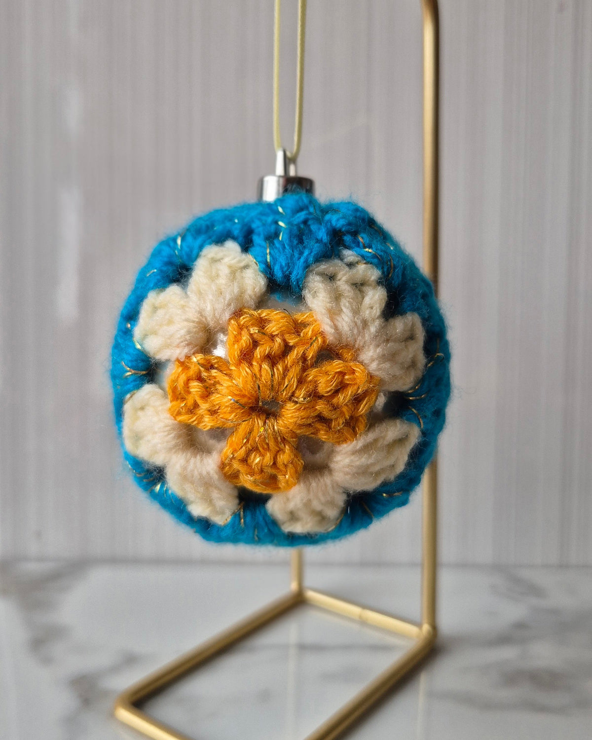 Christmas Tree Crochet Baubles -  Multi Colour