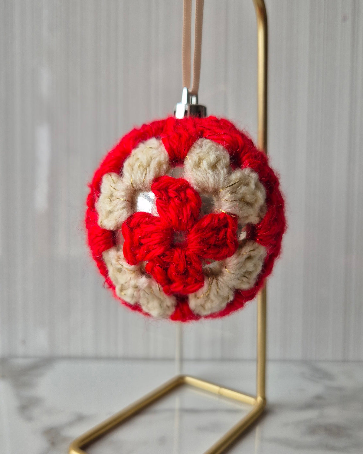 Christmas Tree Crochet Baubles -  Multi Colour