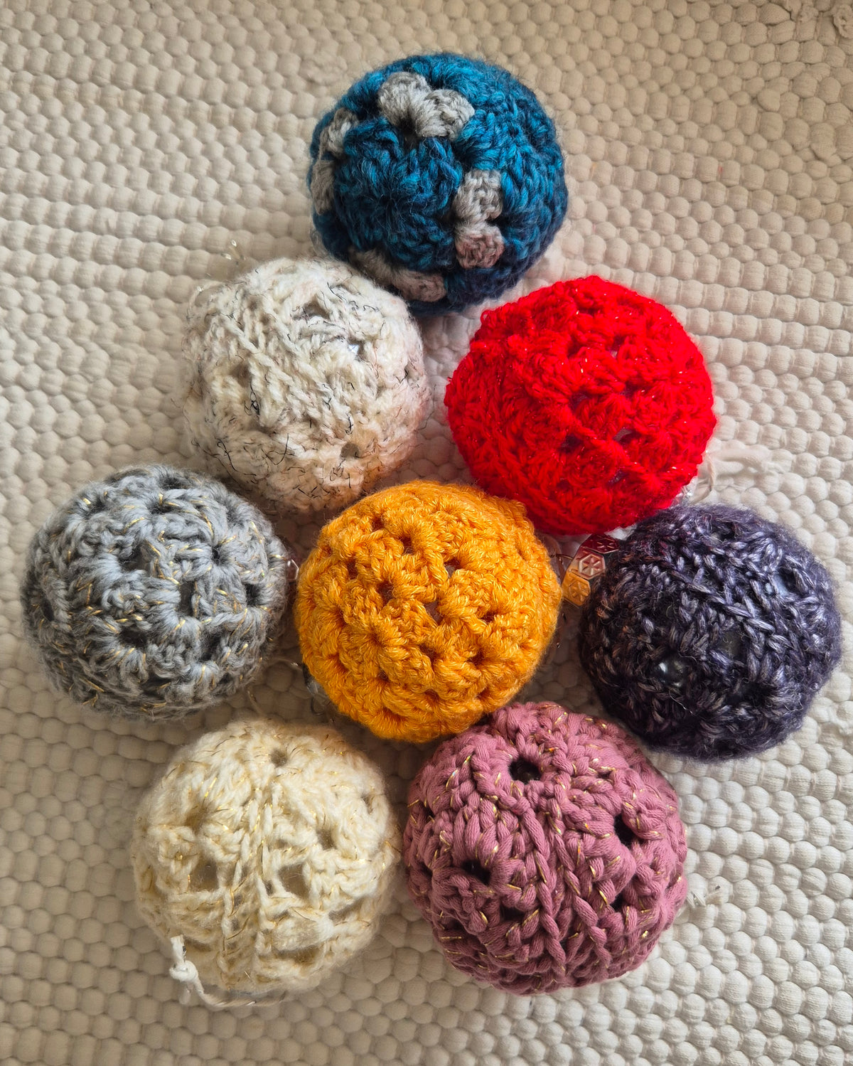 Christmas Tree Crochet Baubles