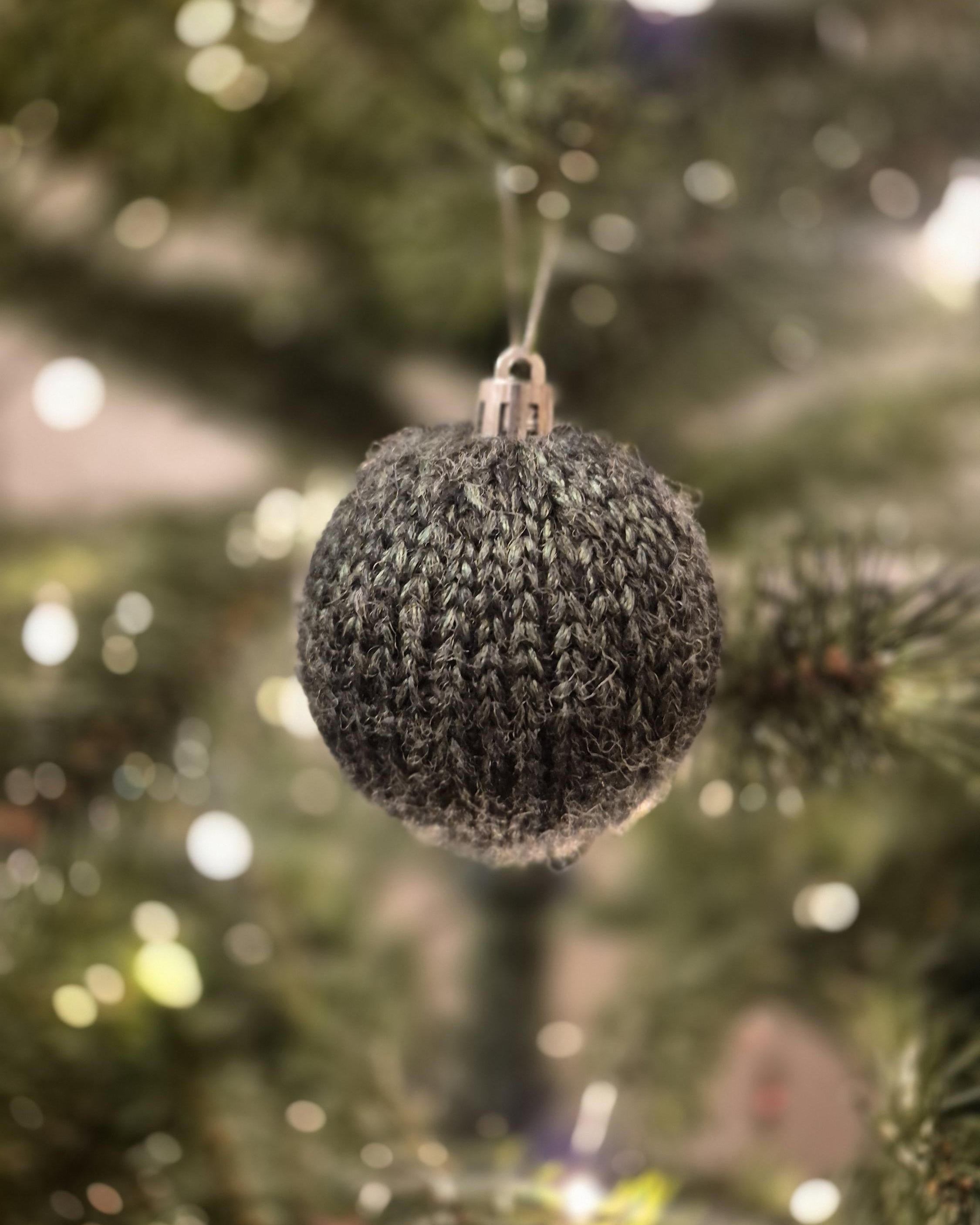 Christmas Tree Knit Baubles