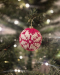 Christmas Tree Knit Baubles -  Snowflakes