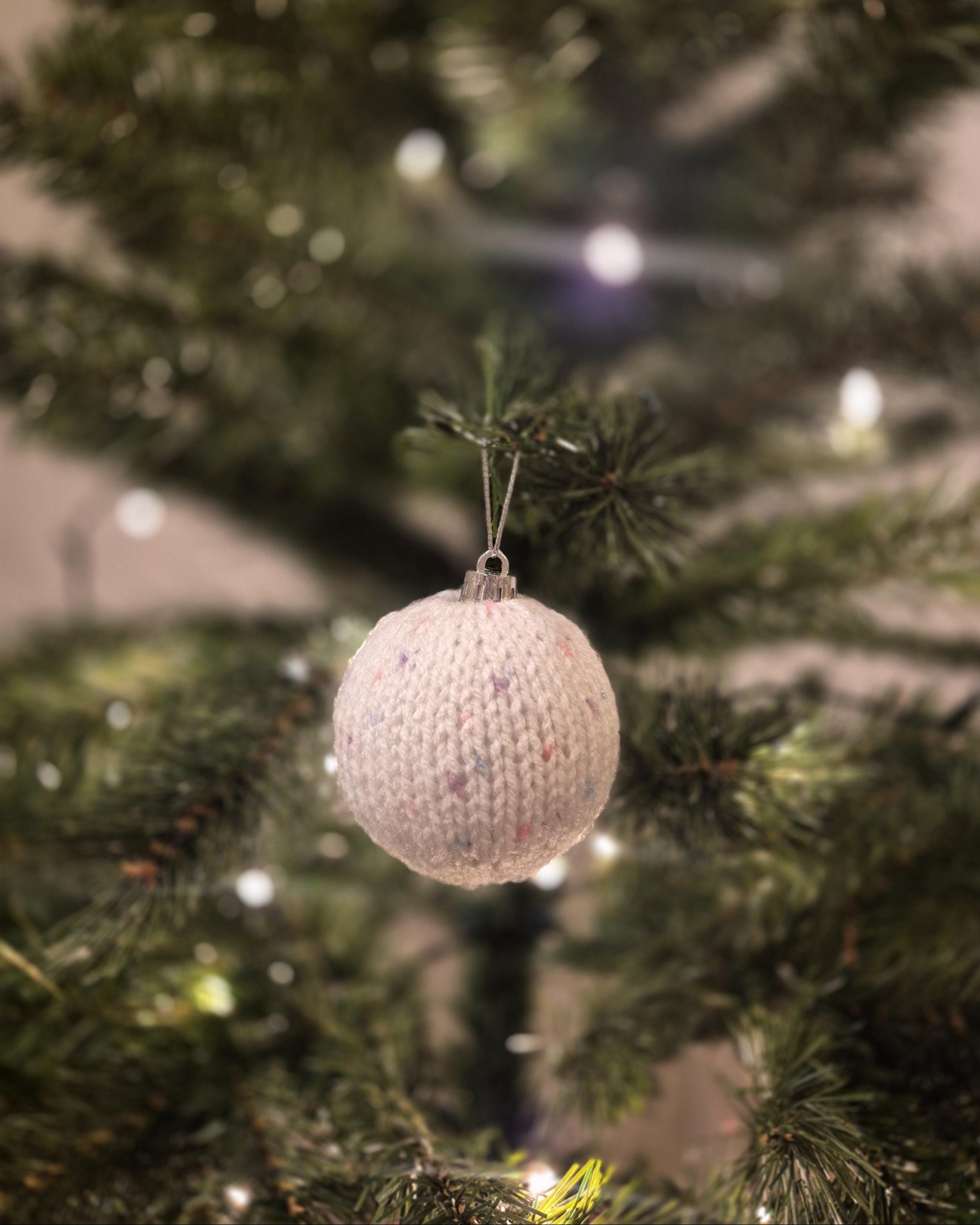 Christmas Tree Knit Baubles