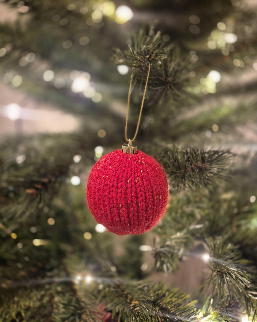 Christmas Tree Knit Baubles