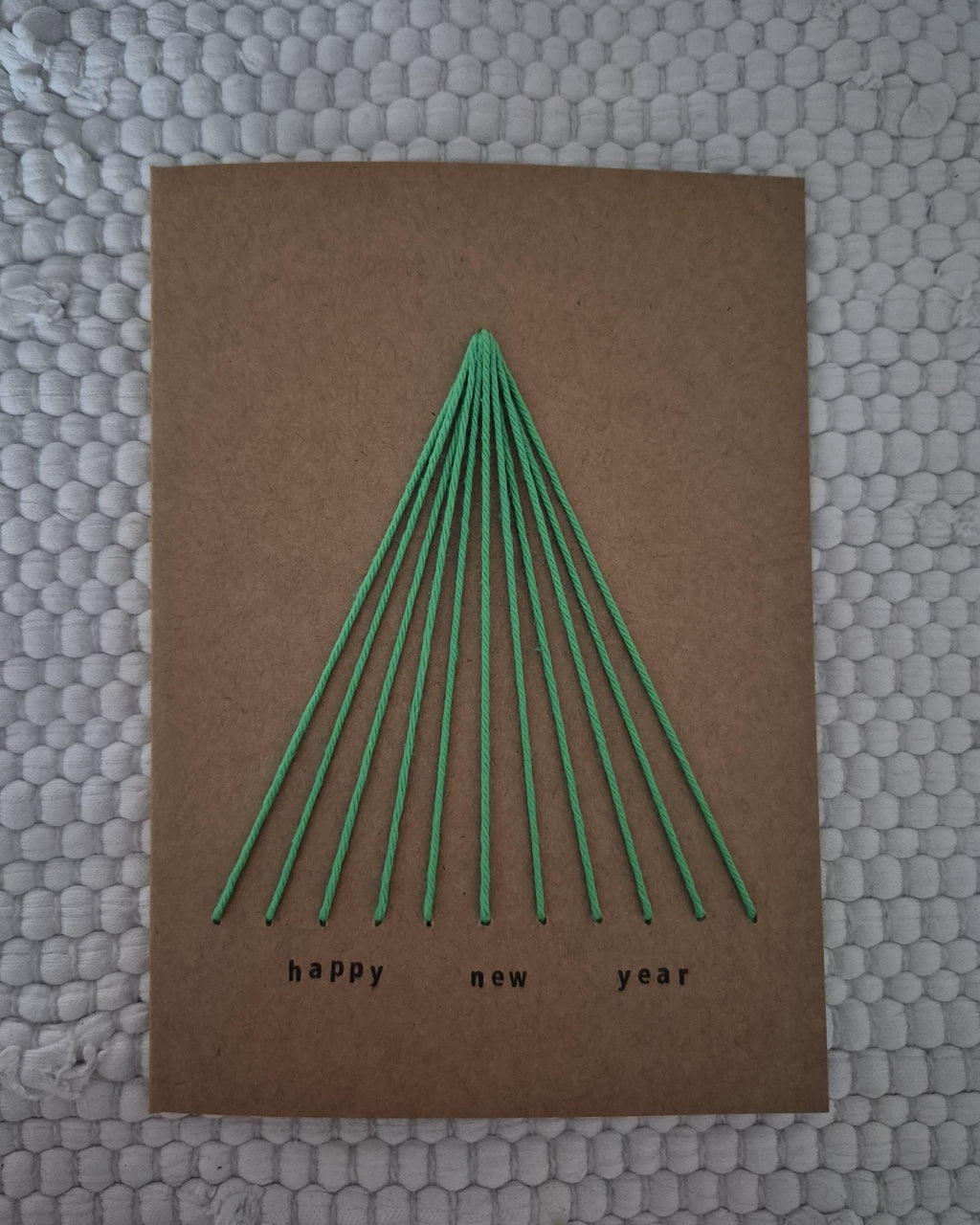 Hand-Stitched Christmas Card – All Directions Christmas Tree