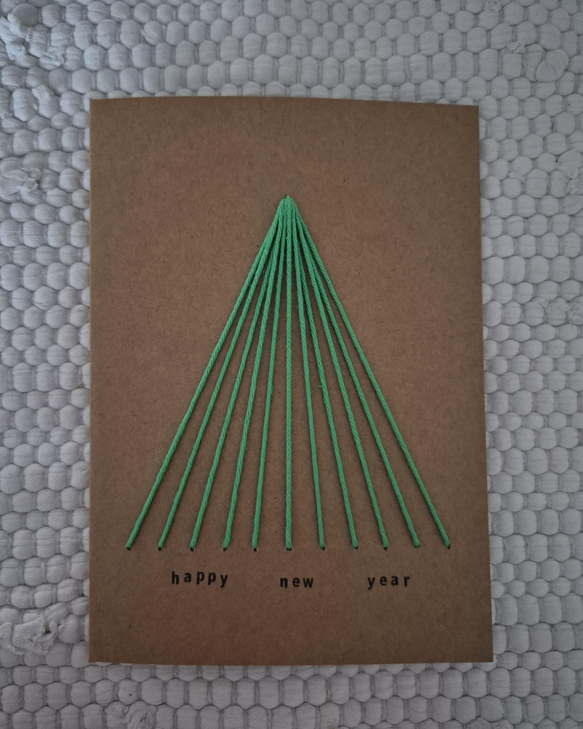 Hand-Stitched Christmas Card – All Directions Christmas Tree