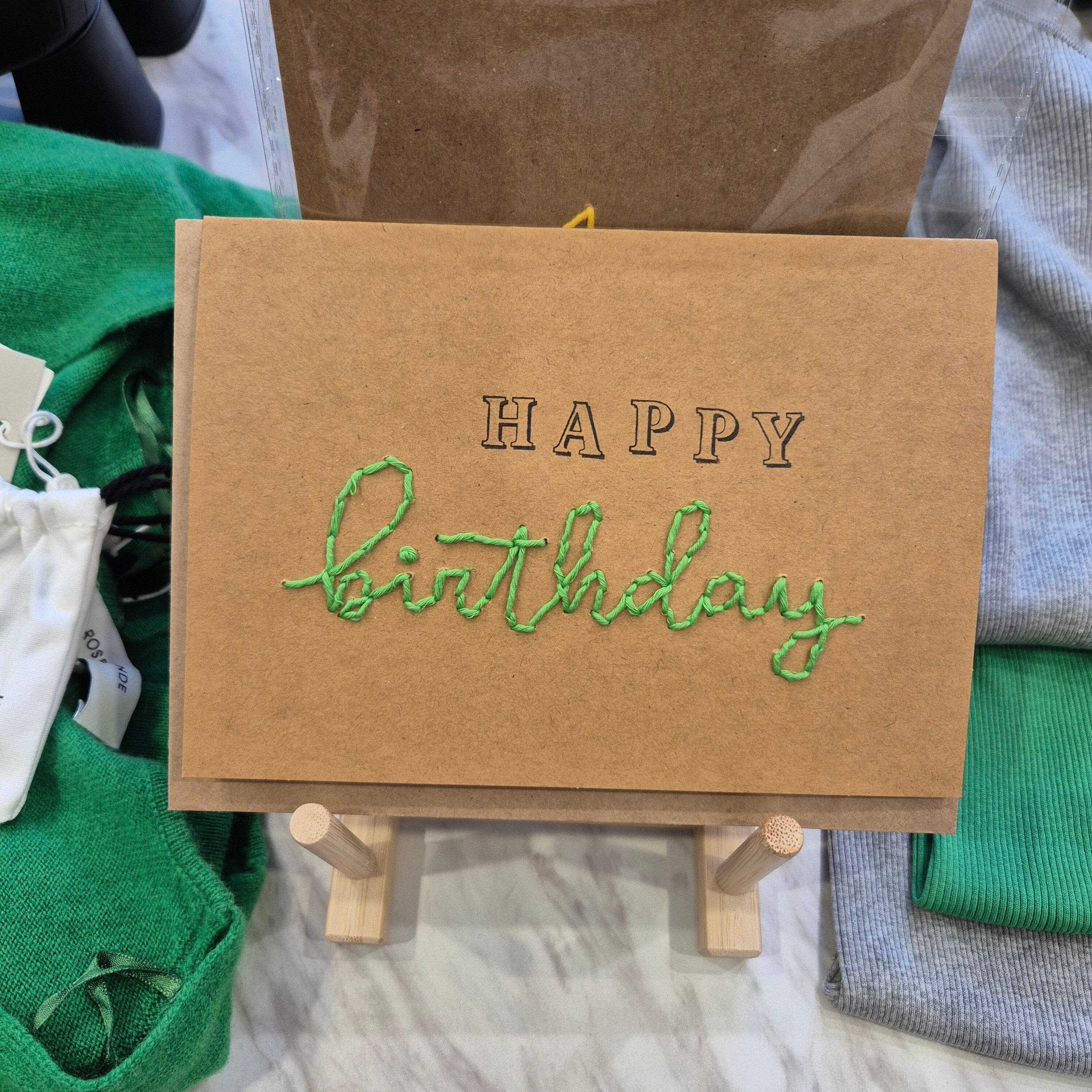 Handwritten Birthday Card