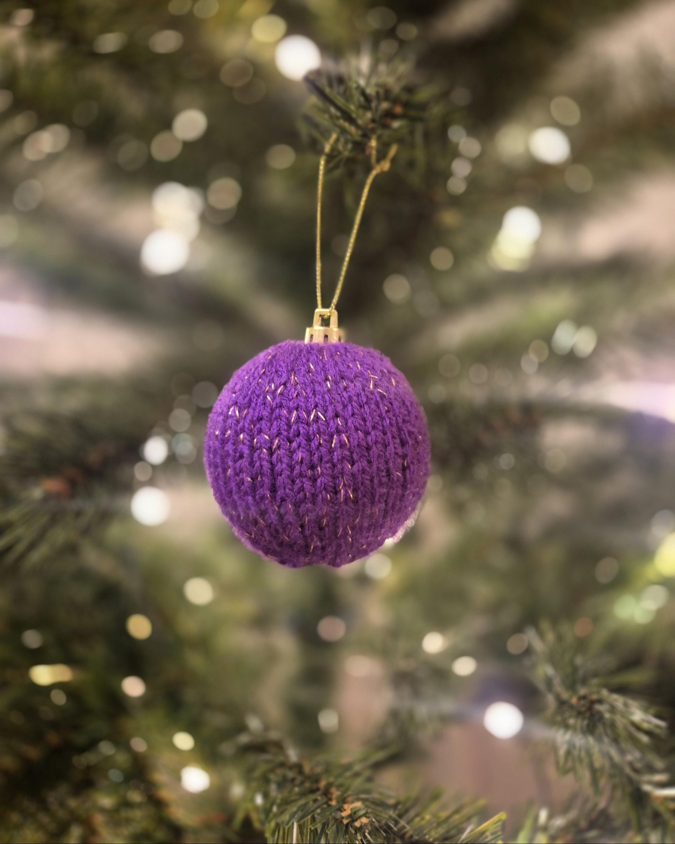 Christmas Tree Knit Baubles